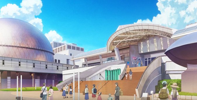 Meeting at the aquarium entrance
